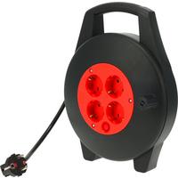 Kabeltrommel Kt1000260 - Schwarz, Basics, Kunststoff (87,9/21,9/28,2cm)