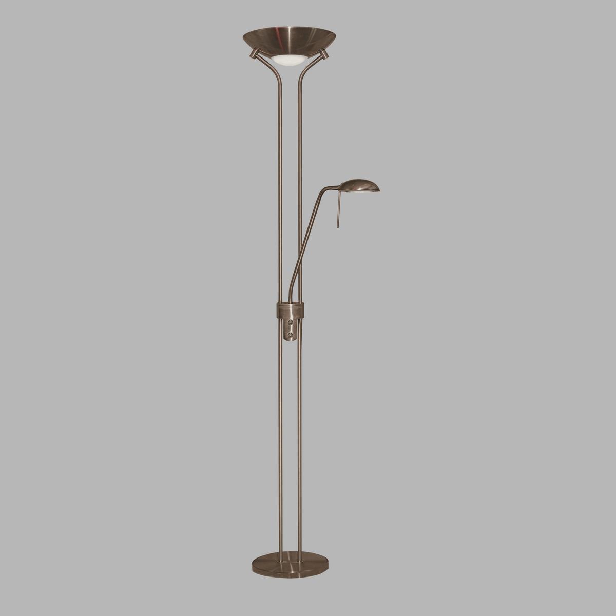 Led-deckenfluter Eu4329ab - Messingfarben, Basics, Glas/Metall (25.4/180cm)