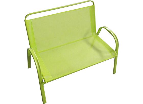 Kinder-gartenbank Lilly - Grün, KONVENTIONELL, Kunststoff/Textil (72/56/45cm) - Ombra Kinder-gartenbank Lilly - Grün, KONVENTIONELL, Kunststoff/Textil (72/56/45cm) - Ombra