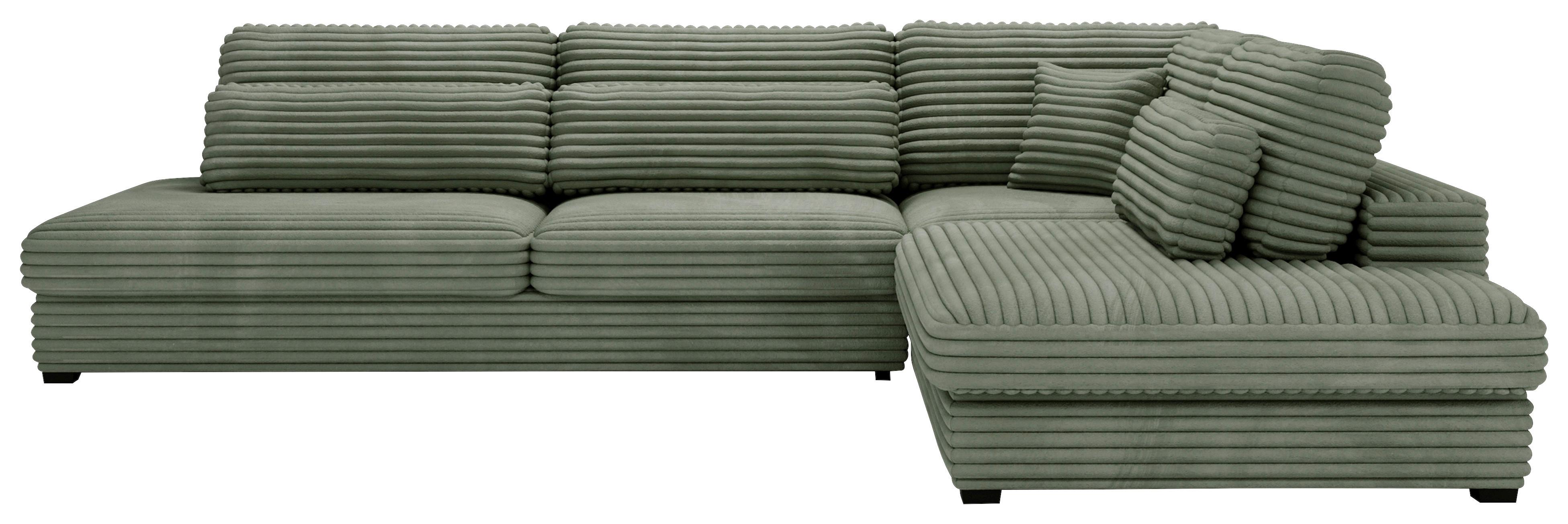 Sven Grün S: 332x244 cm - Schwarz/Grün, Design, Textil (332/244cm) - Livetastic