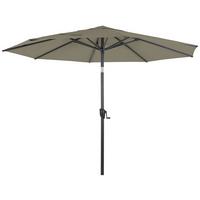 Sonnenschirm T60662 DM: 300h: 295cm Anthrazit - Taupe/Anthrazit, MODERN, Textil/Metall (300/300cm) - Siena Garden