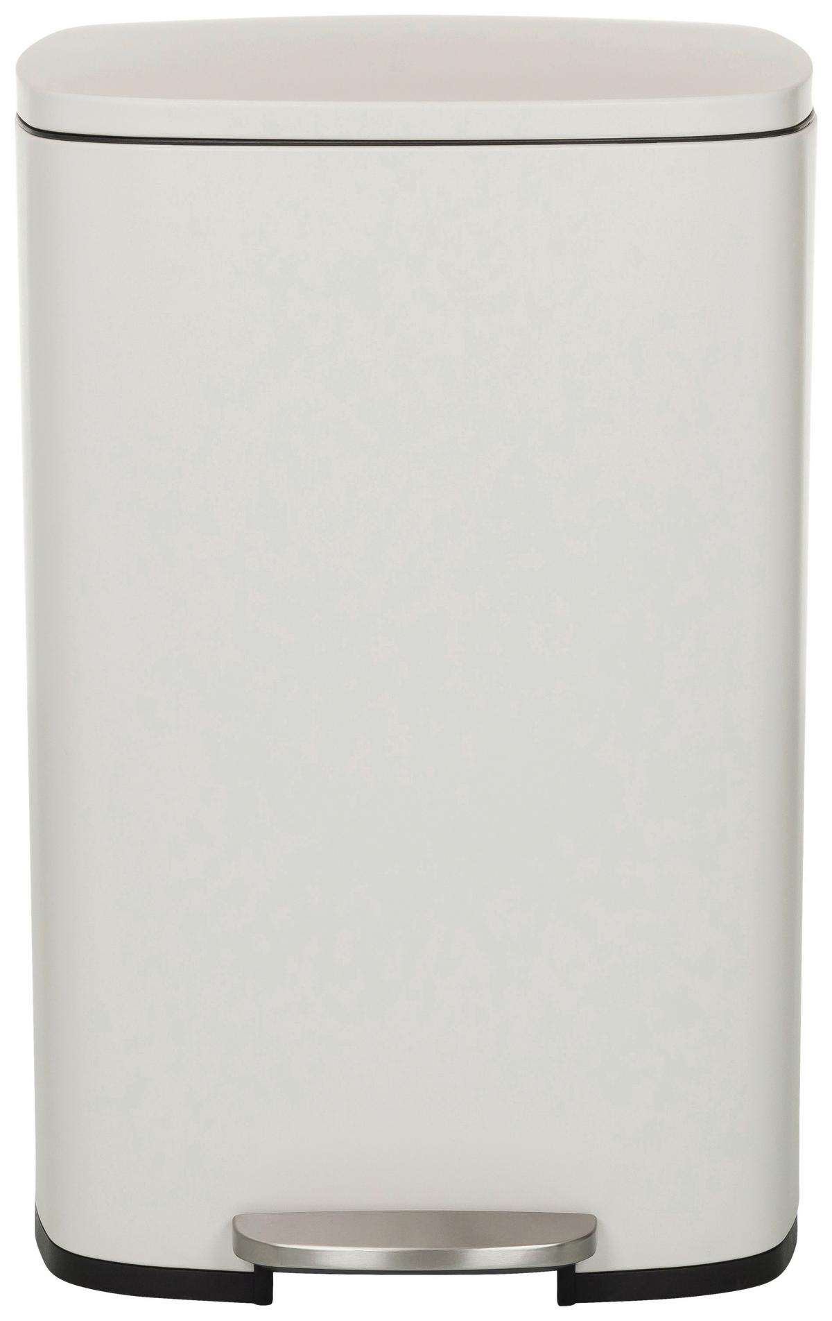 Abfallsammler Clean Xv Schwarz B: 30 cm - Beige/Schwarz, MODERN, Kunststoff/Metall (30/64/42,5cm) - MID.YOU