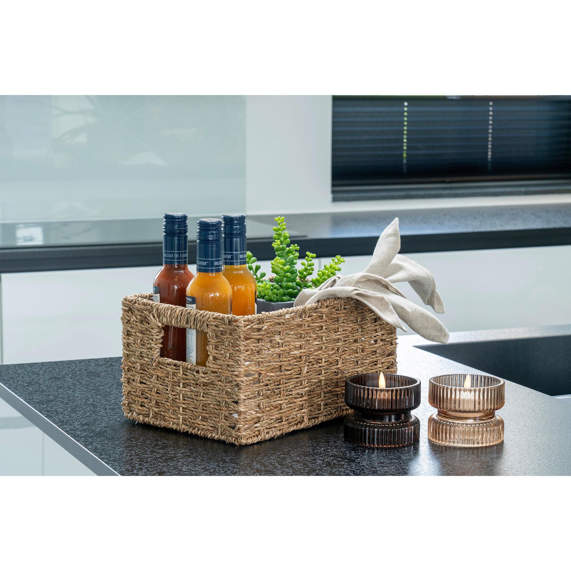 Korbset Venoso Hellbraun 2-Teilig - Hellbraun, Design, Holz (30/20/16cm)