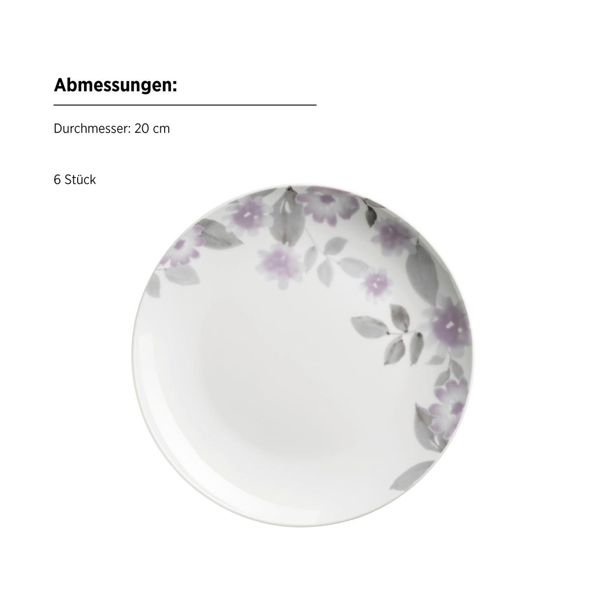 Tafelservice Sono 18-teilig Porzellan, Weiß, 6 Personen - Weiß, Basics, Keramik - Mäser