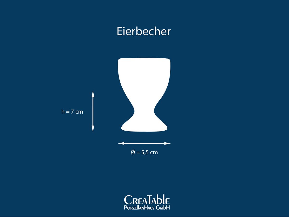 Eierbecherset 33024 Nature Collection - Türkis, Trend, Keramik (5,5cm) - Creatable