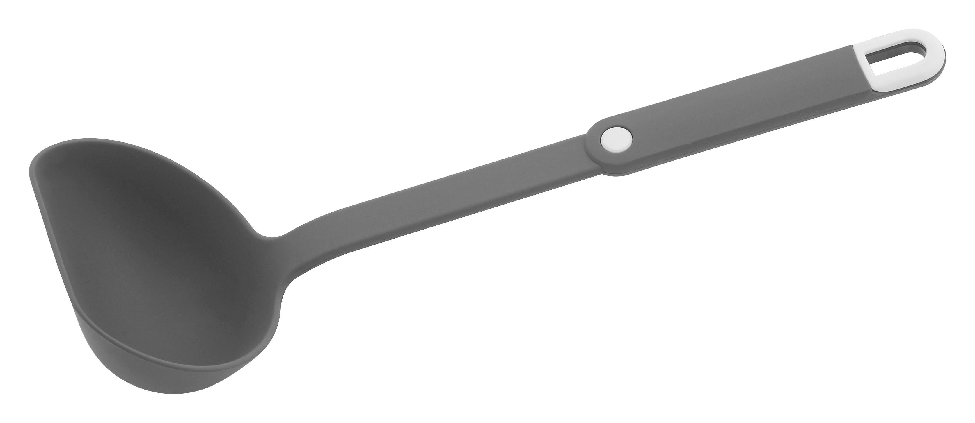 Merőkanál Szürke - Szürke/Fehér, konvencionális, Műanyag (29cm)