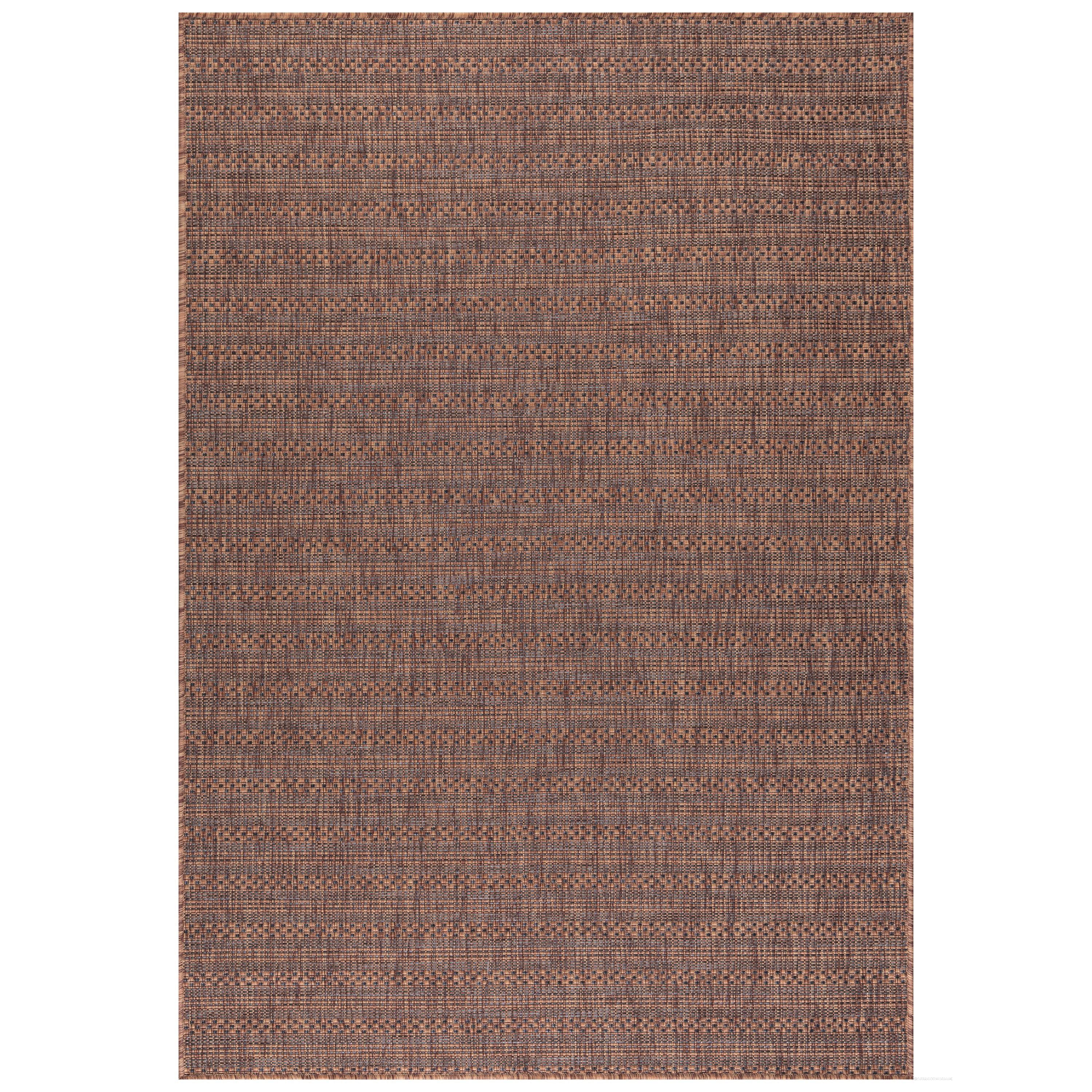 Outdoorteppich Zagora - Schwarz/Braun, Basics, Textil (80/150cm) - Novel