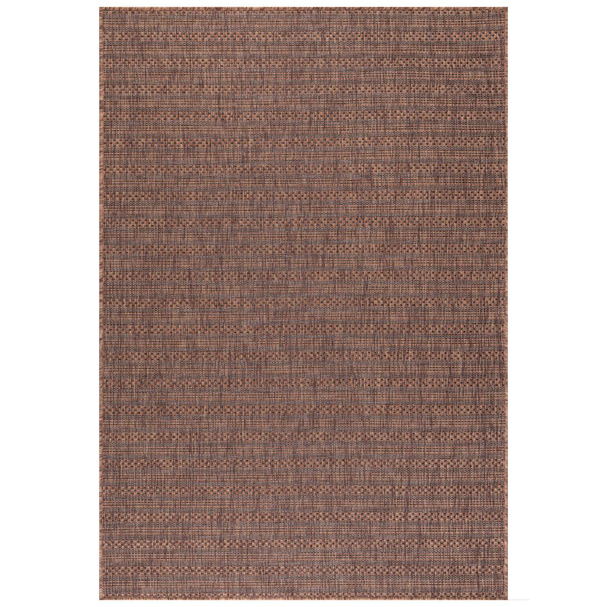 Outdoorteppich Zagora - Schwarz/Braun, Basics, Textil (160/230cm) - Novel