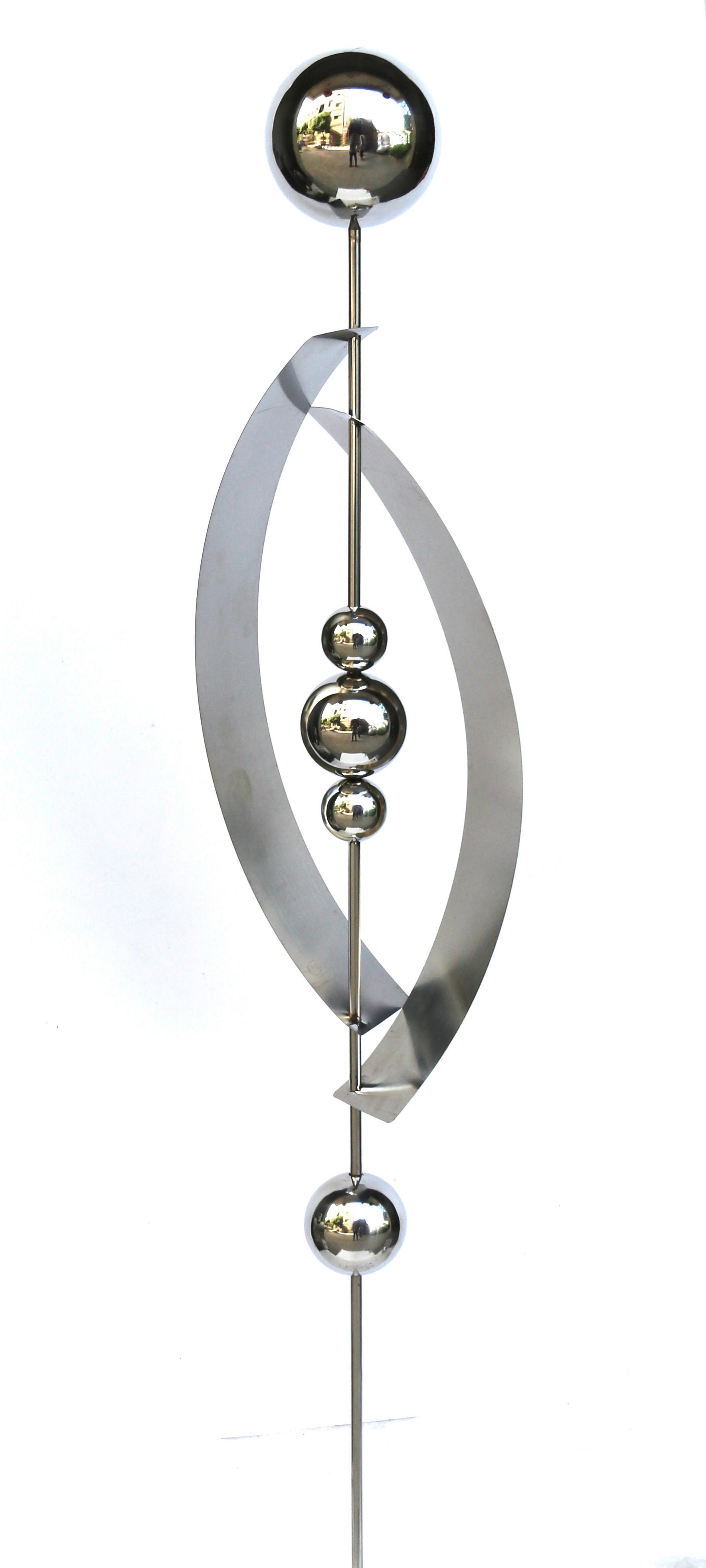 Gartenstecker Sirius - Silberfarben, Basics, Metall - Gardenson