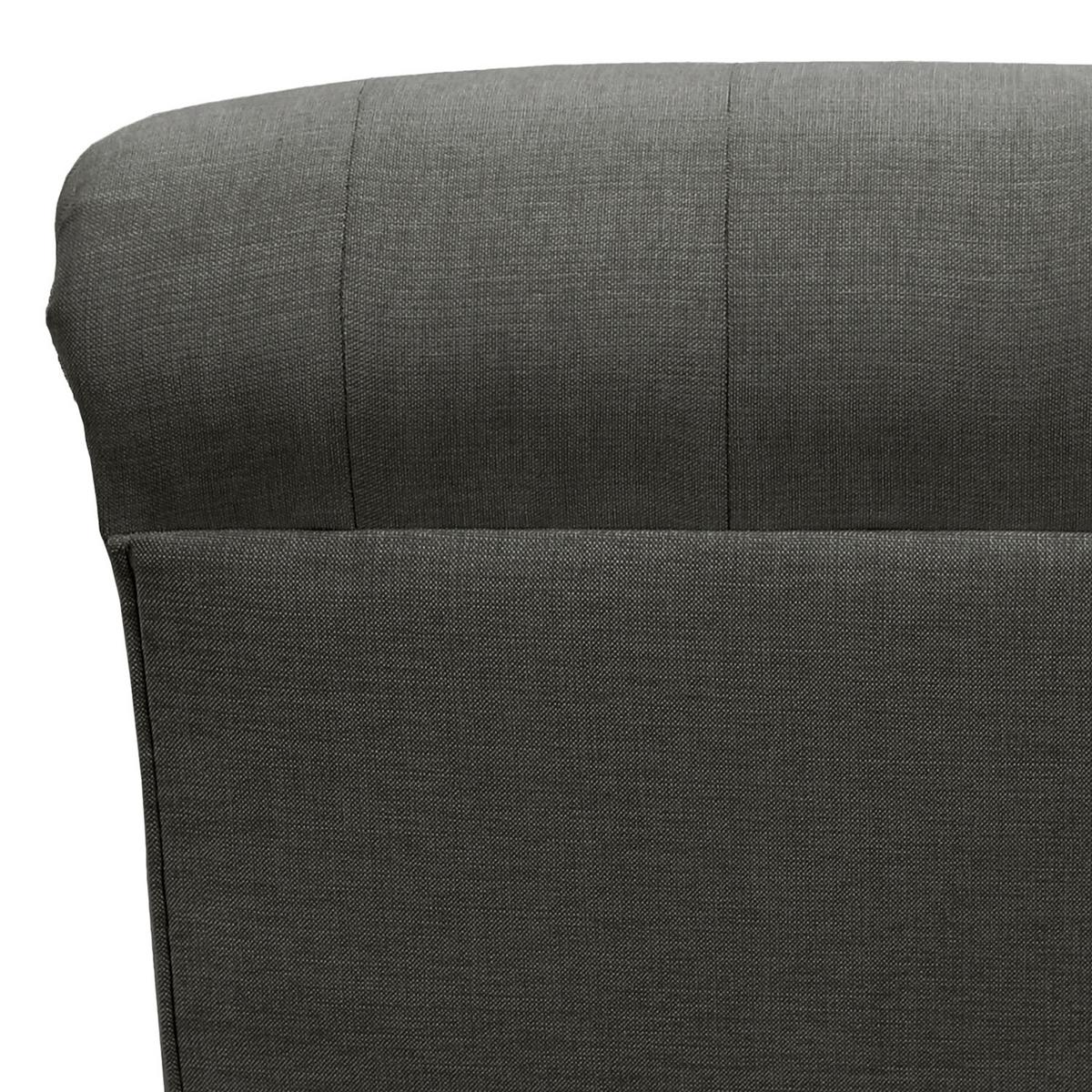 Relaxliege Sofia Anthrazit B: 67 cm - Anthrazit/Schwarz, Design, Textil (67/90/159cm) - P & B