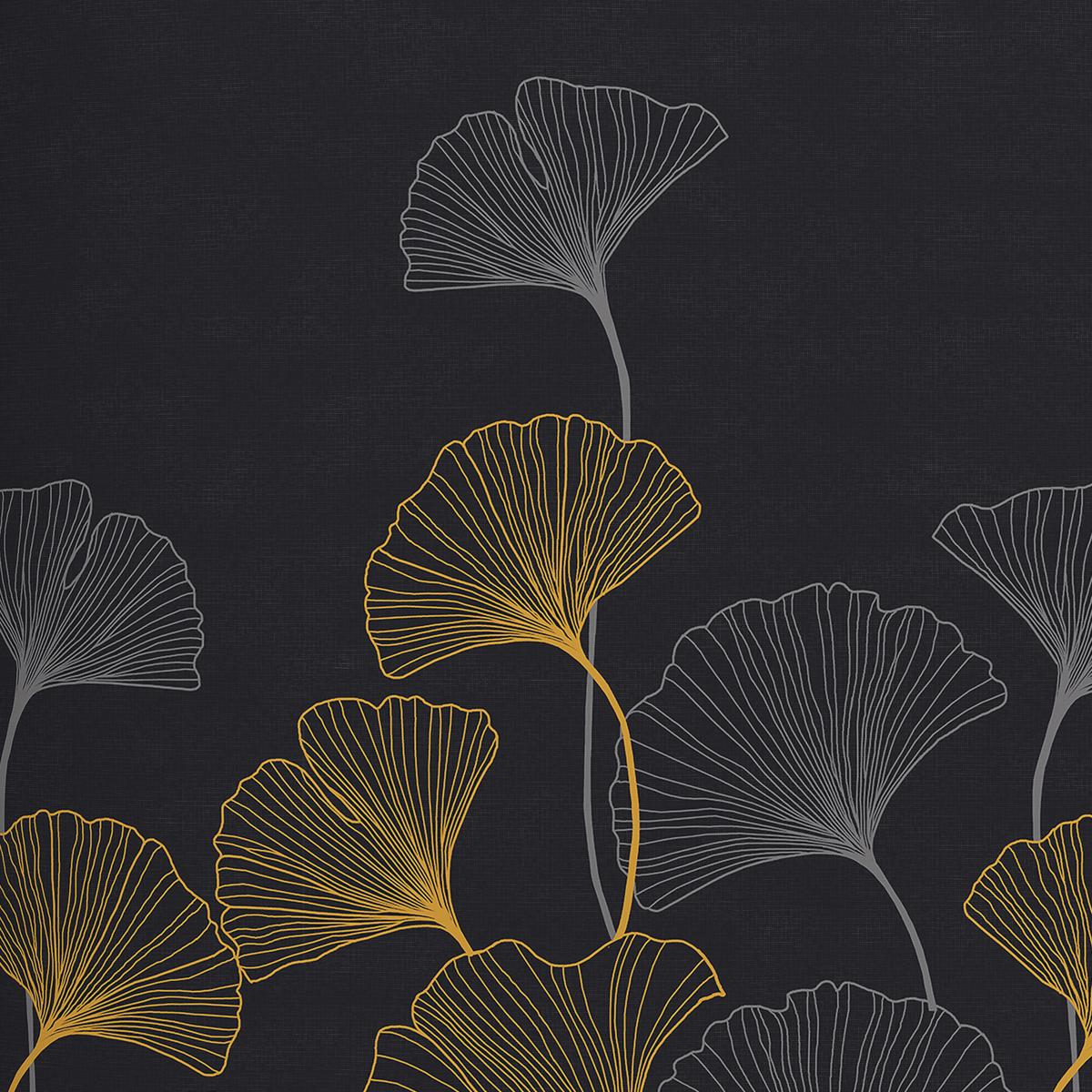 Bettwäsche Cleo - Goldfarben/Grau, ROMANTIK / LANDHAUS, Textil - James Wood