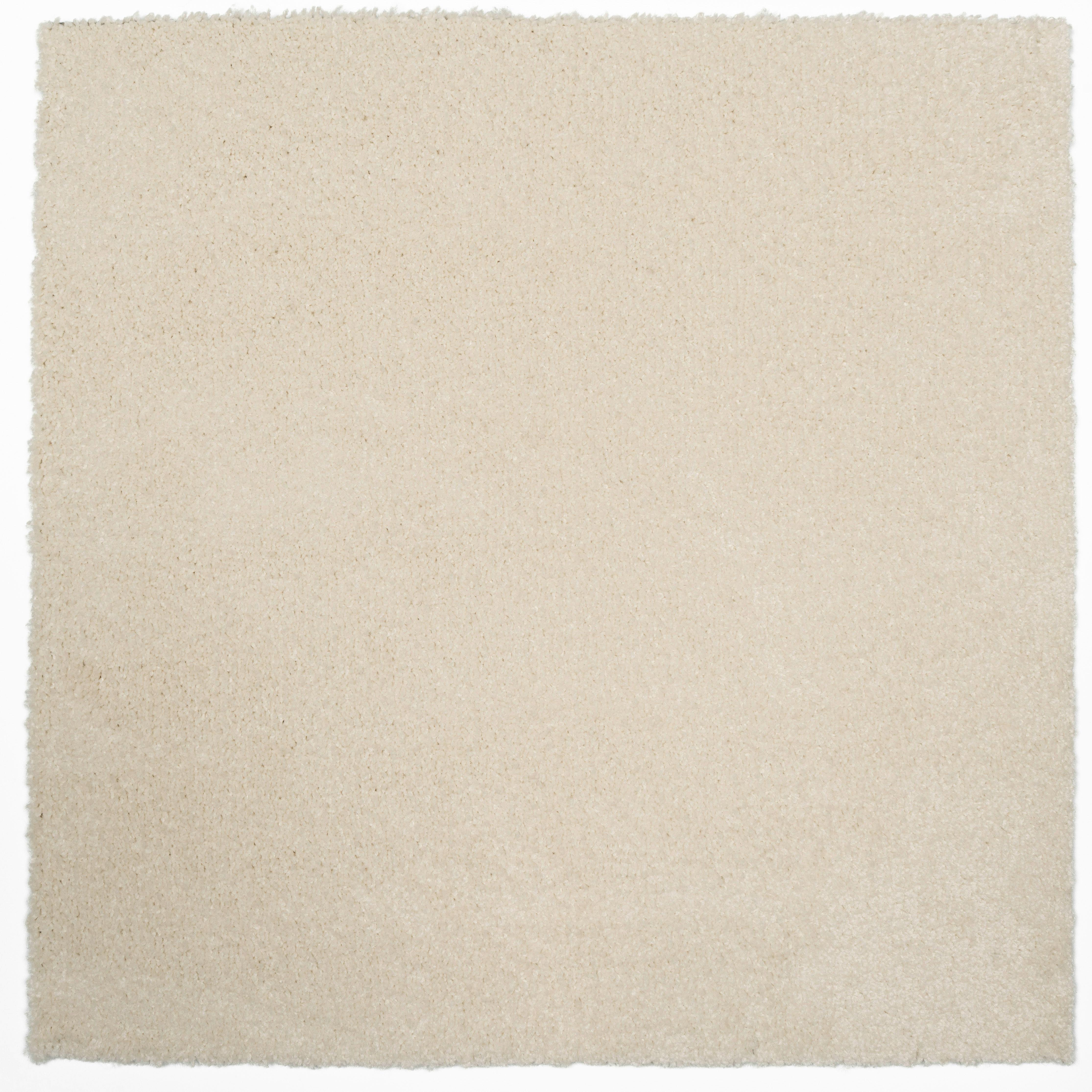 Teppichfliese Creme Carousel 50x50 cm Florhöhe 10 mm - Creme, Basics, Textil (50/50cm)