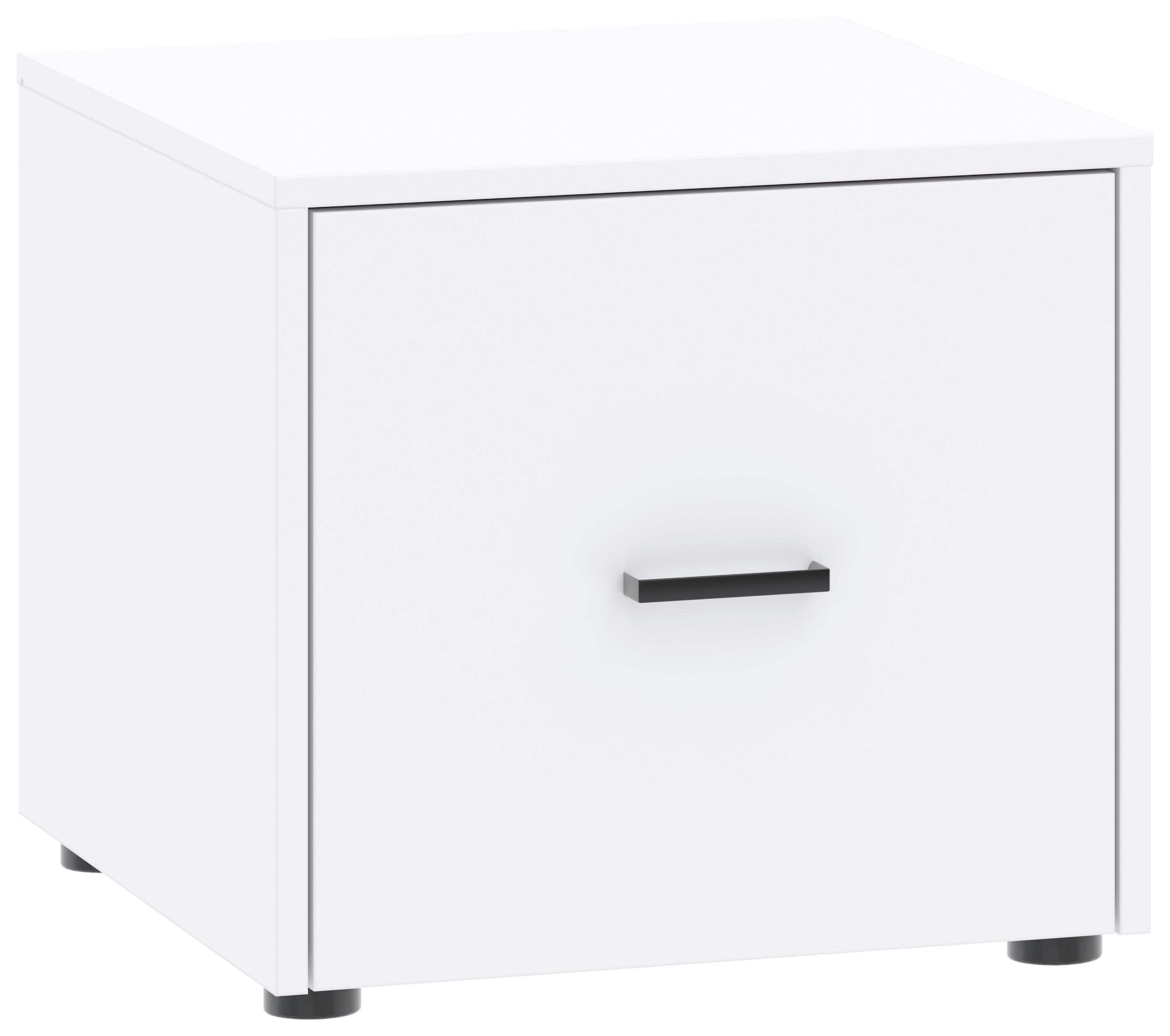Aufsatzschrank Kivo Weiß, B: 45 Cm - Weiß, Basics, Holzwerkstoff (45/39,8/52,1cm)