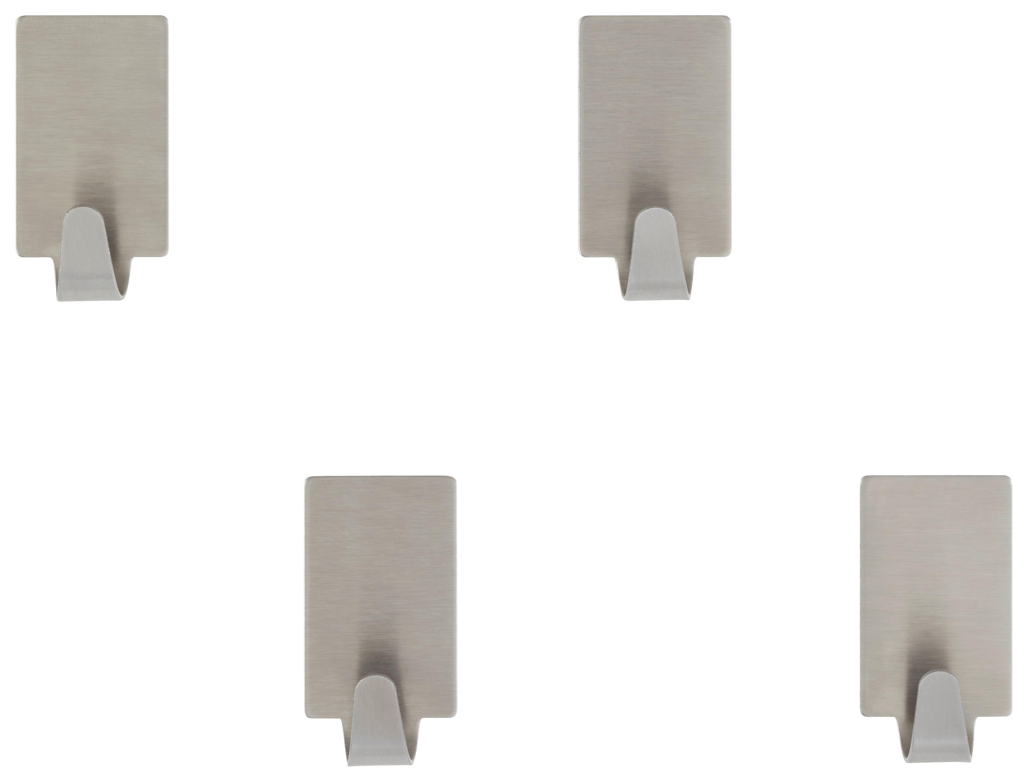 Lepiaci háčik WENKO -SB- - farba ušľachtilej ocele, kov (1,9/3,4/1,5cm) - Mömax