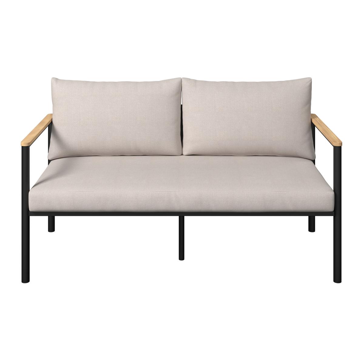Loungegarnitur Tampa - Braun, MODERN, Holz/Textil (135,5/82/68cm) - Beldano