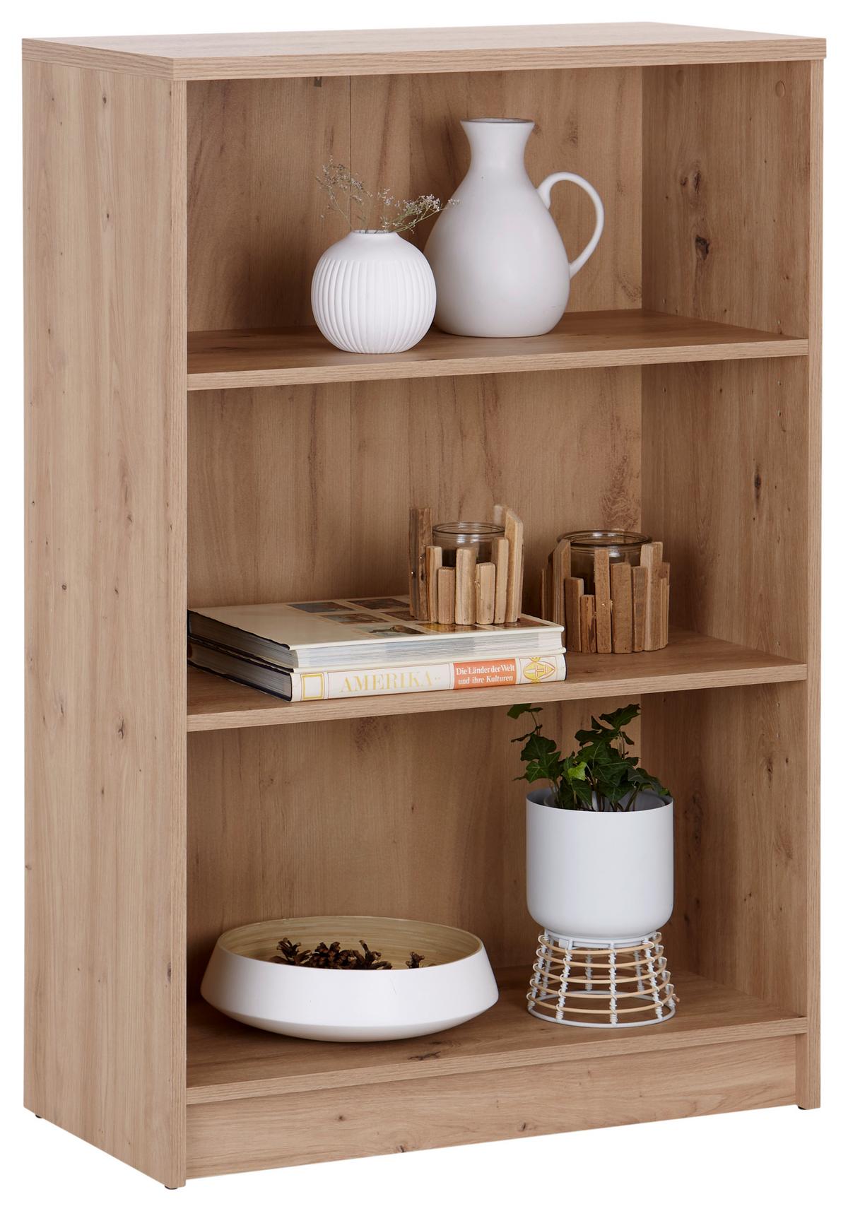 Regal 4-you New B: 74 Cm Eiche Artisan Dekor - Eiche Artisan, MODERN, Holzwerkstoff (74/111,5/35,2cm)