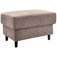 Hocker Cavoli, Beige B: 76 cm - Beige/Schwarz, MODERN, Textil (76/46/55cm) - Livetastic