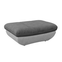 Hocker Park - Dunkelgrau/Hellgrau, MODERN, Textil (107/75cm) - Luca Bessoni