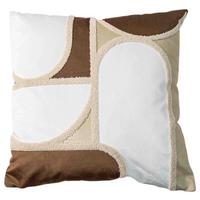 Zierkissen Elvira 45x45 Cm Polyester Braun Mit Zipp - Braun, MODERN, Textil (45/45cm) - Luca Bessoni