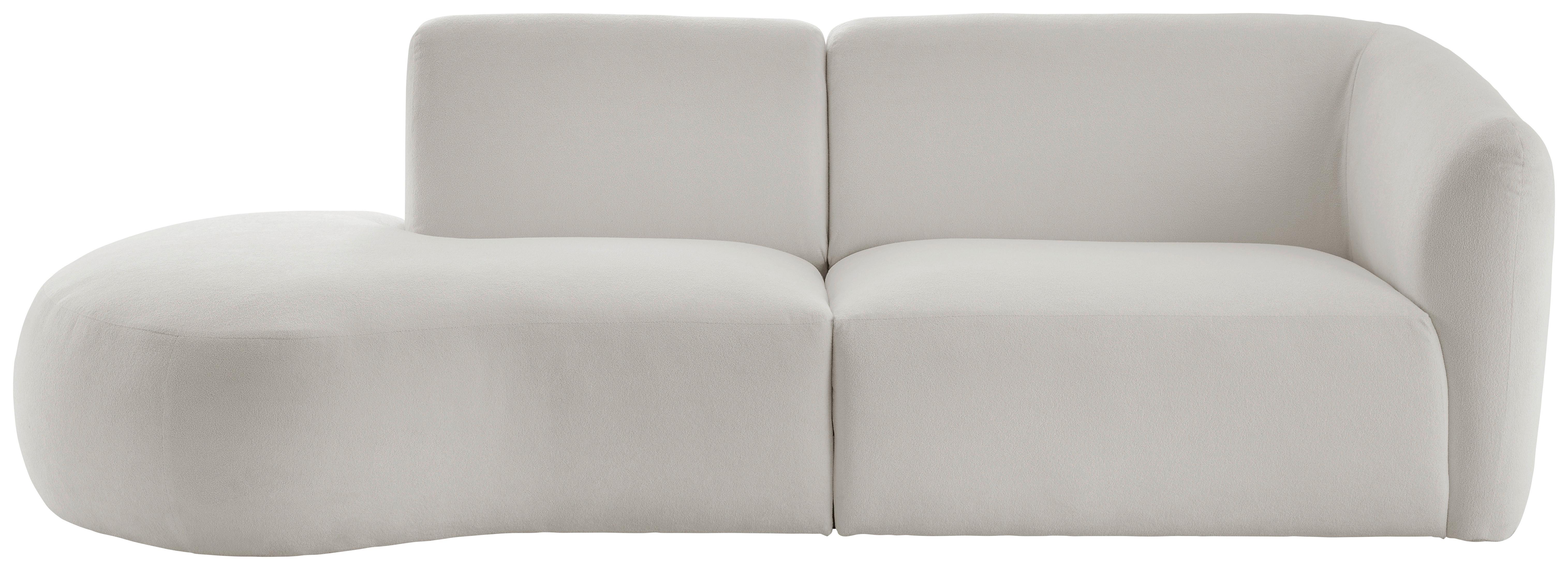 Ecksofa Jesi, Beige S: 238x107 Cm - Beige/Schwarz, MODERN, Textil (238/107cm) - Livetastic