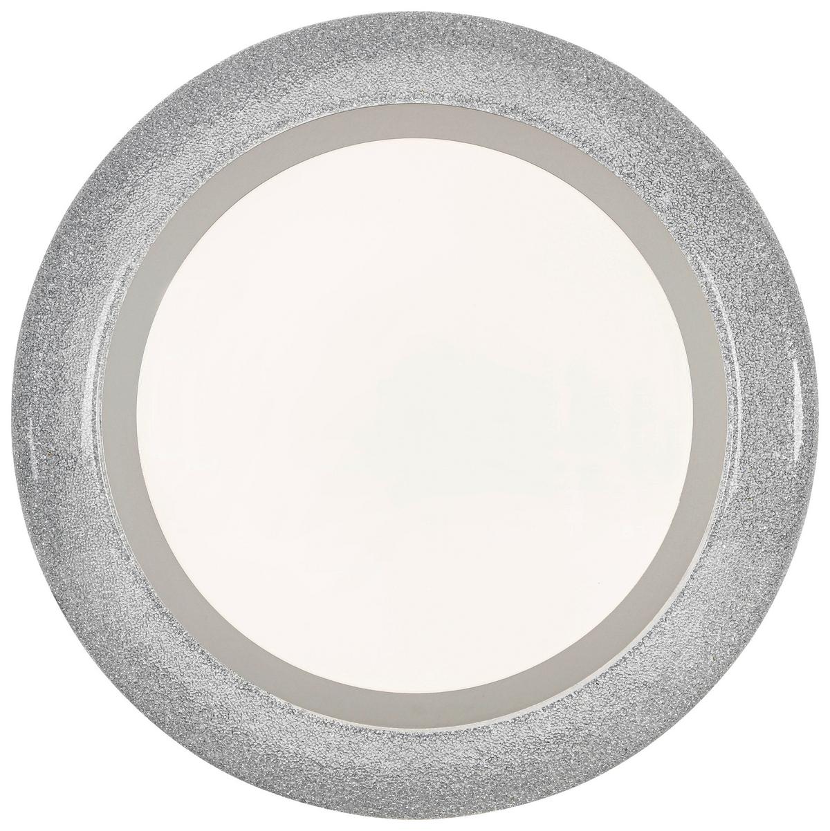 Led Mennyezeti Lámpa Ana - krómszínű/ezüstszínű, Modern, műanyag/fém (40/9cm) - Luca Bessoni