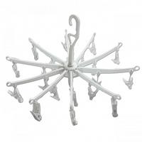 Ruhaszárító Állvány Körszárító - fehér, műanyag