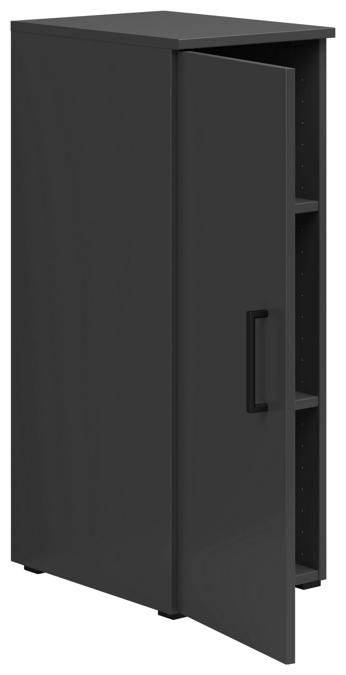 Szekrény Multistauraum - grafitszürke, Modern, faalapú anyag (30/83/40cm) - Carryhome