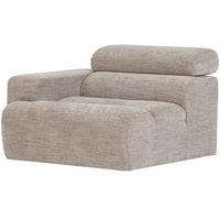 Sofaelement Novi Naturfarben B: 109cm - Schwarz/Naturfarben, Design, Textil (109/86/113cm) - Livetastic