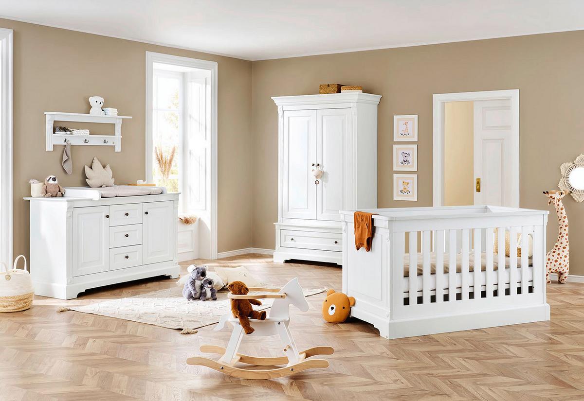 Babyzimmer 103467xw Emilia - Weiß, Trend, Holzwerkstoff - Pinolino