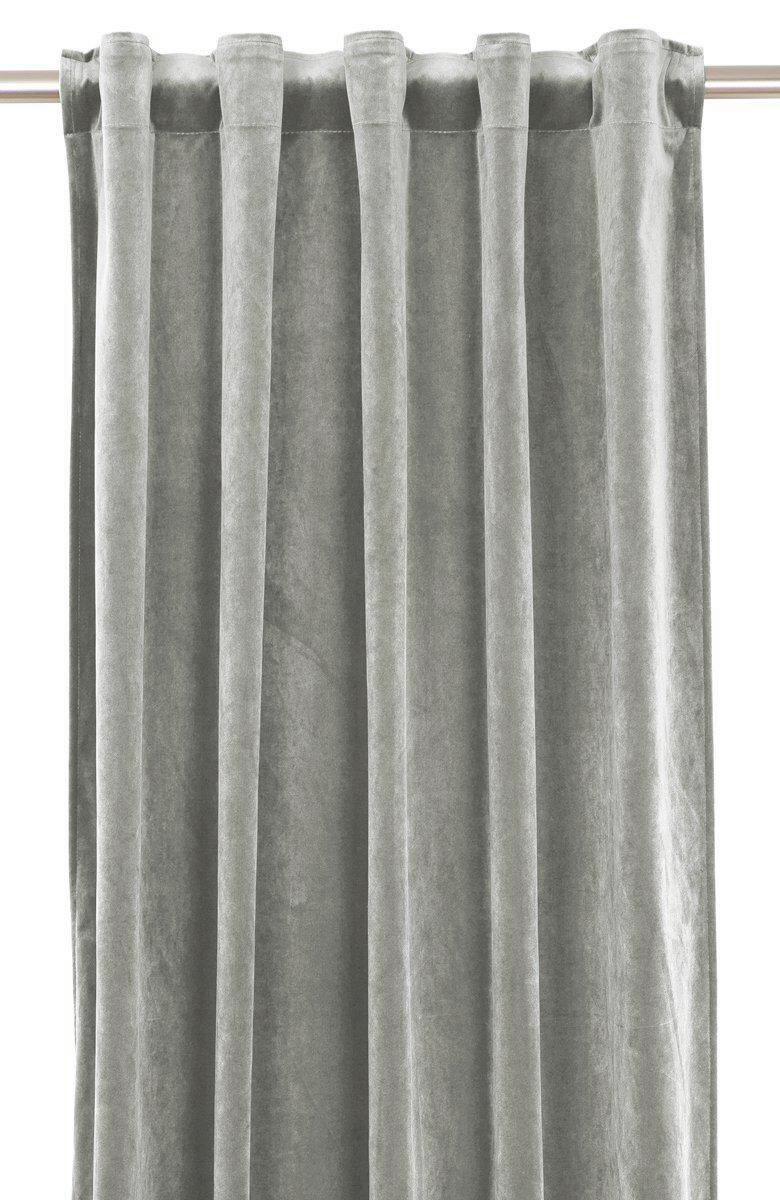 HOTOVÝ ZÁVES ELISE - sivá, Basics, textil (135/320cm) - Svanefors