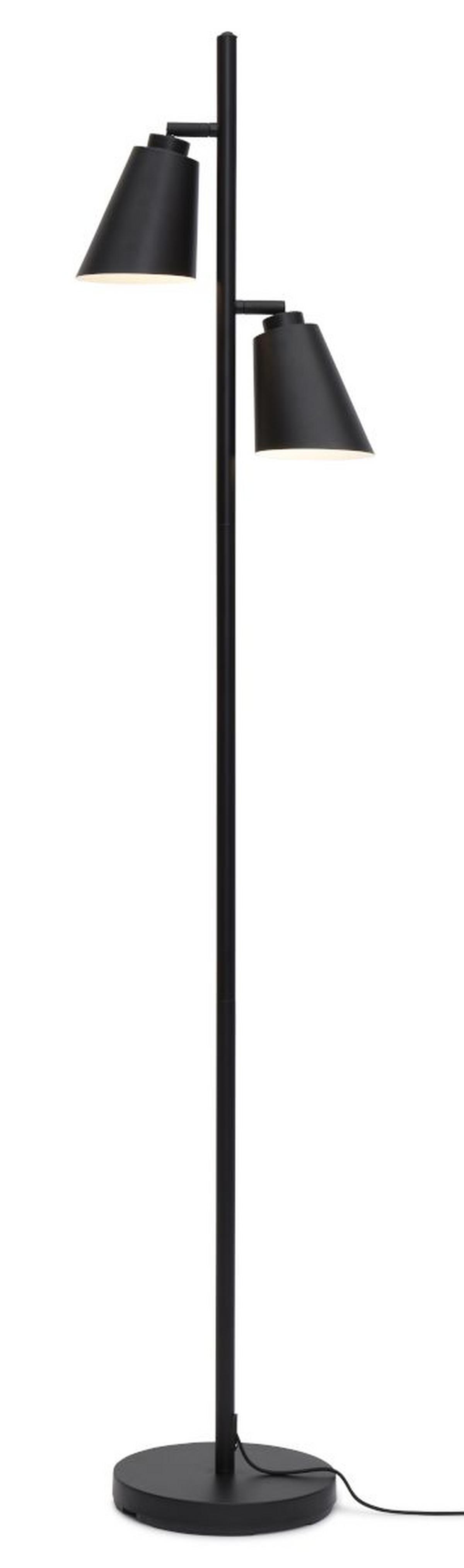 Stehlampe Bremen Schwarz mit Schalter - Schwarz, Basics, Metall (25/162cm) - It's about Romi