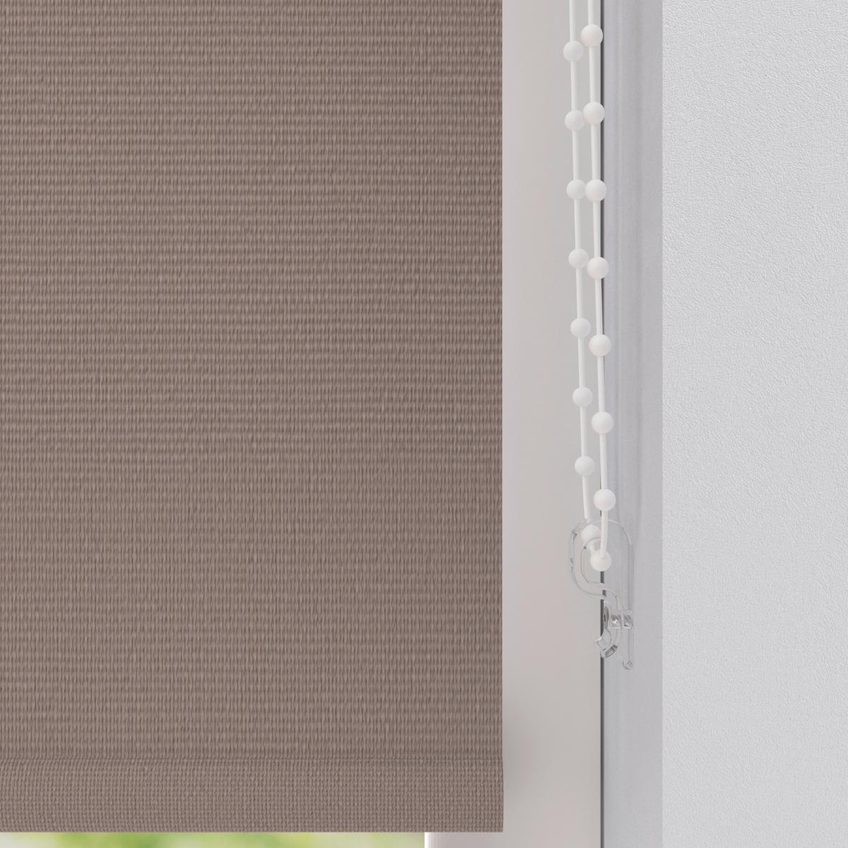 Verdunkelungsrollo 140x190 cm mit Kettenzug - Haselnussfarben, Design, Textil (140/190cm)