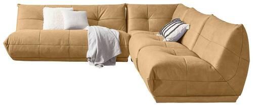 Ecksofa Giselle Hellbraun S: 285x315 Cm - Hellbraun, Trend, Textil (285/315cm) - Livetastic