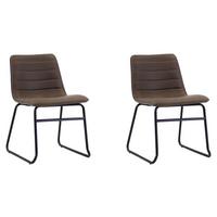 Stuhl Milan - Taupe/Schwarz, KONVENTIONELL, Kunststoff/Textil (48/77/56cm) - MID.YOU