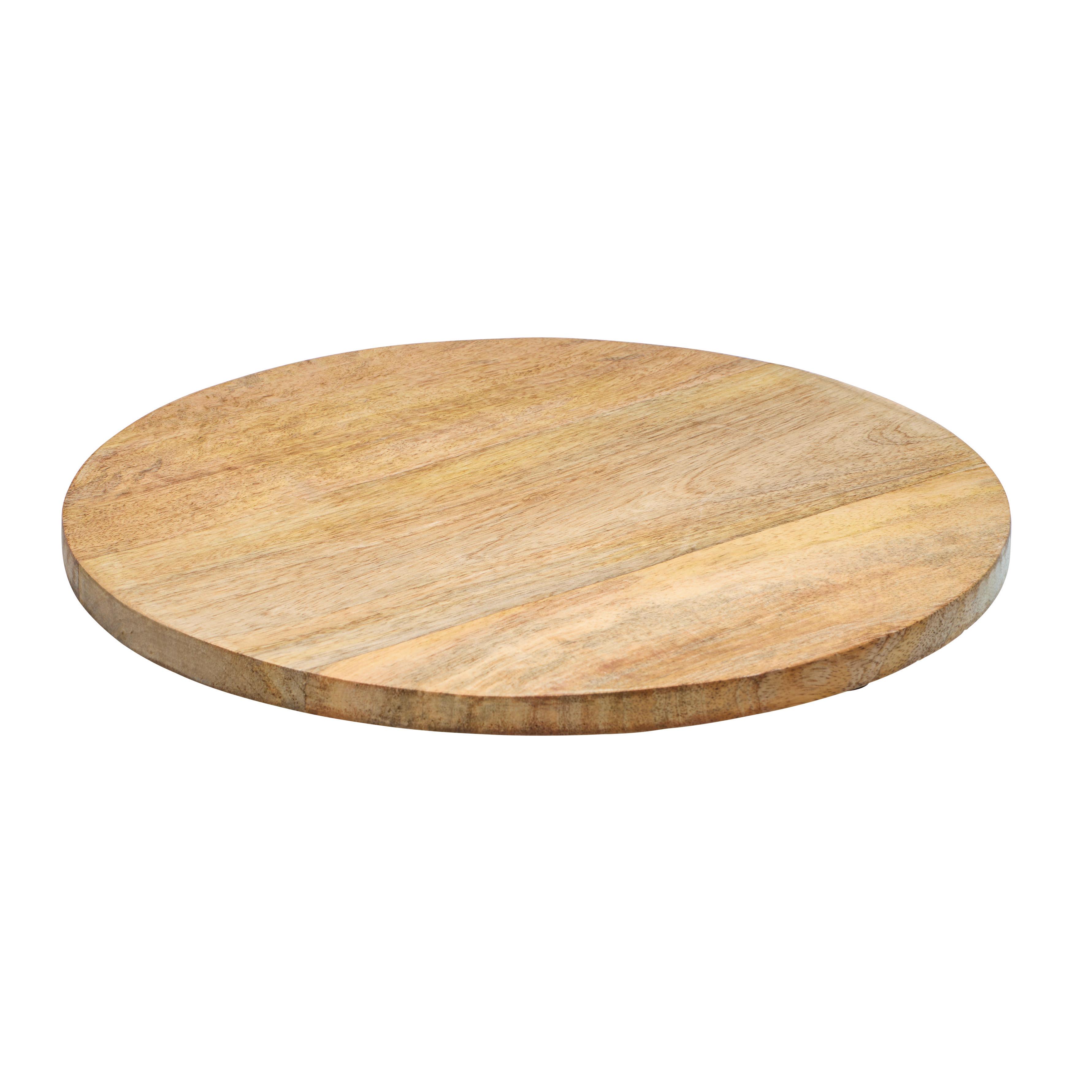 Podložka MICHAEL - hnědá, Romantický / Rustikální, dřevo (31cm)