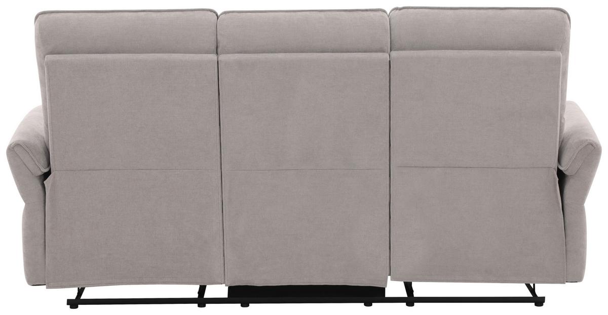 3-Sitzer-Sofa Redon Grau B: 200 cm - Schwarz/Grau, Basics, Holz/Textil (200/103/92cm) - Livetastic