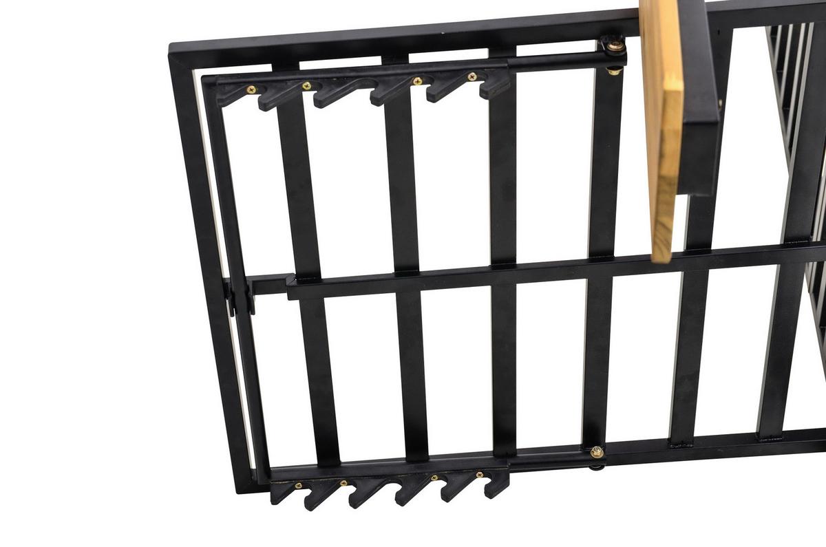 Sonnenliege Victoria - Anthrazit/Grau, MODERN, Holz/Kunststoff (75/38/200cm) - Beldano