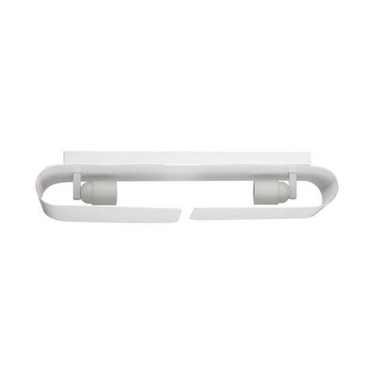 WANDLEUCHTE Bianco Weiß B: 12,5 cm - Weiß, Design, Metall (44/12,5/11cm) - Ideal Lux
