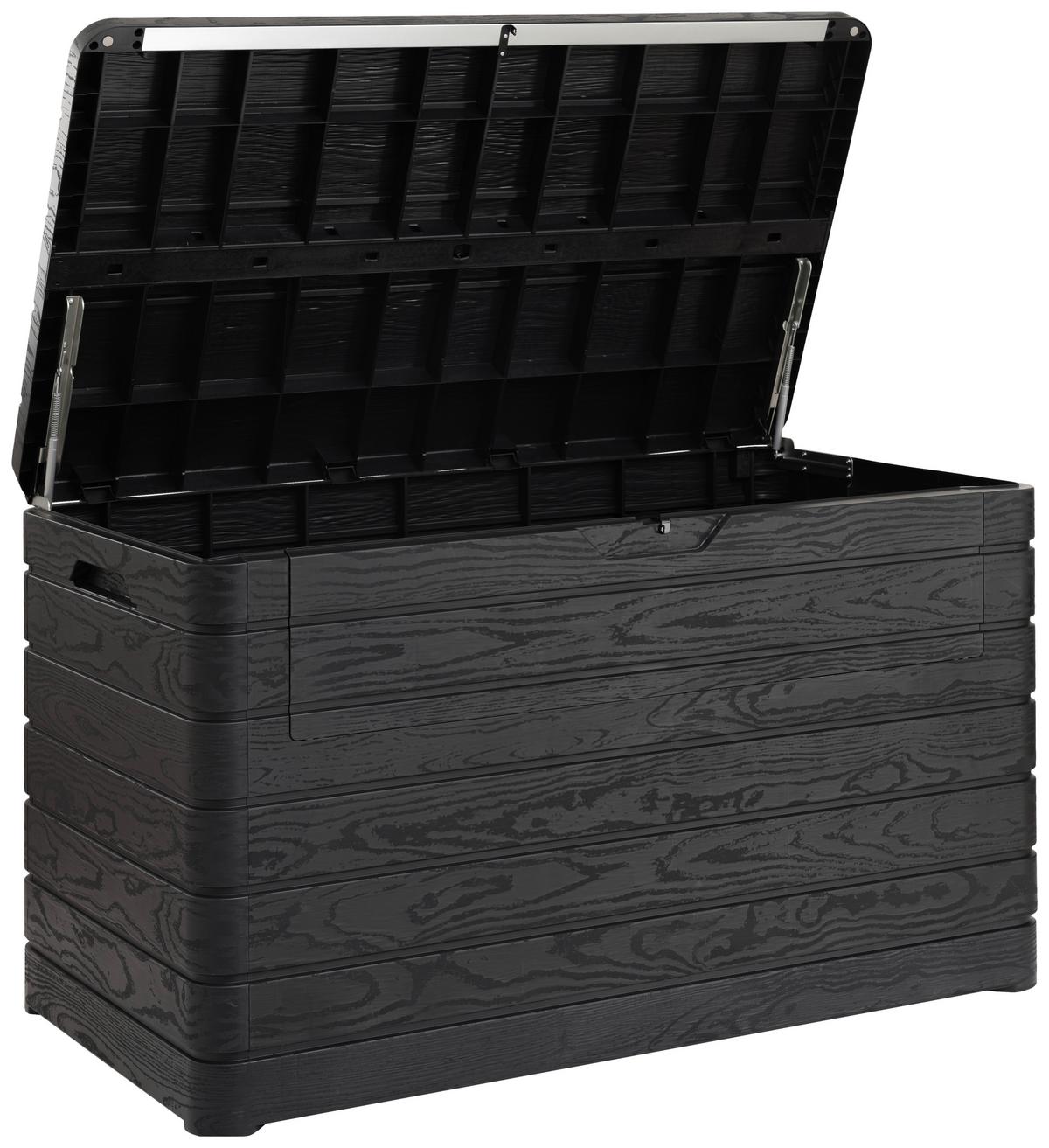 Kissenbox Dolomiti 146,6x85x82,6 Cm 970l - Anthrazit, Basics, Kunststoff (146,6/85/82,6cm)