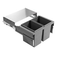 Abfallsammler Cargo Soft Short - Anthrazit, Basics, Kunststoff/Metall (56,2/37/33,2cm) - HKT