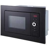 Einbaumikrowelle Respekta Jana - Schwarz, Trend, Glas/Kunststoff (59,5/38,8/34,4cm) - Respekta