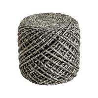 POUF POUF ROYAL - Taupe, Trend, Textil (40/40cm) - Obsession