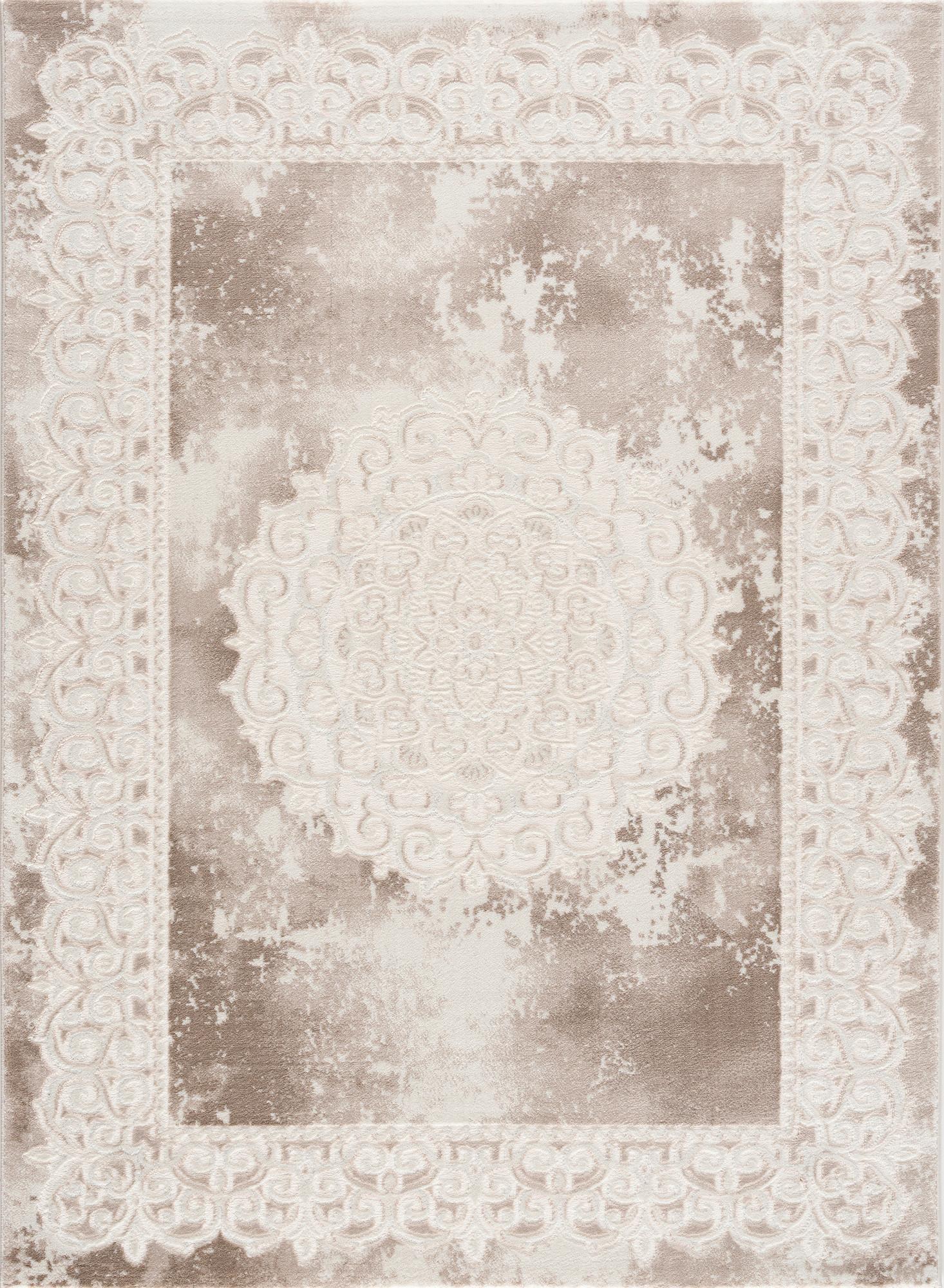 Webteppich Harmony - Beige, LIFESTYLE, Textil (160/220cm)
