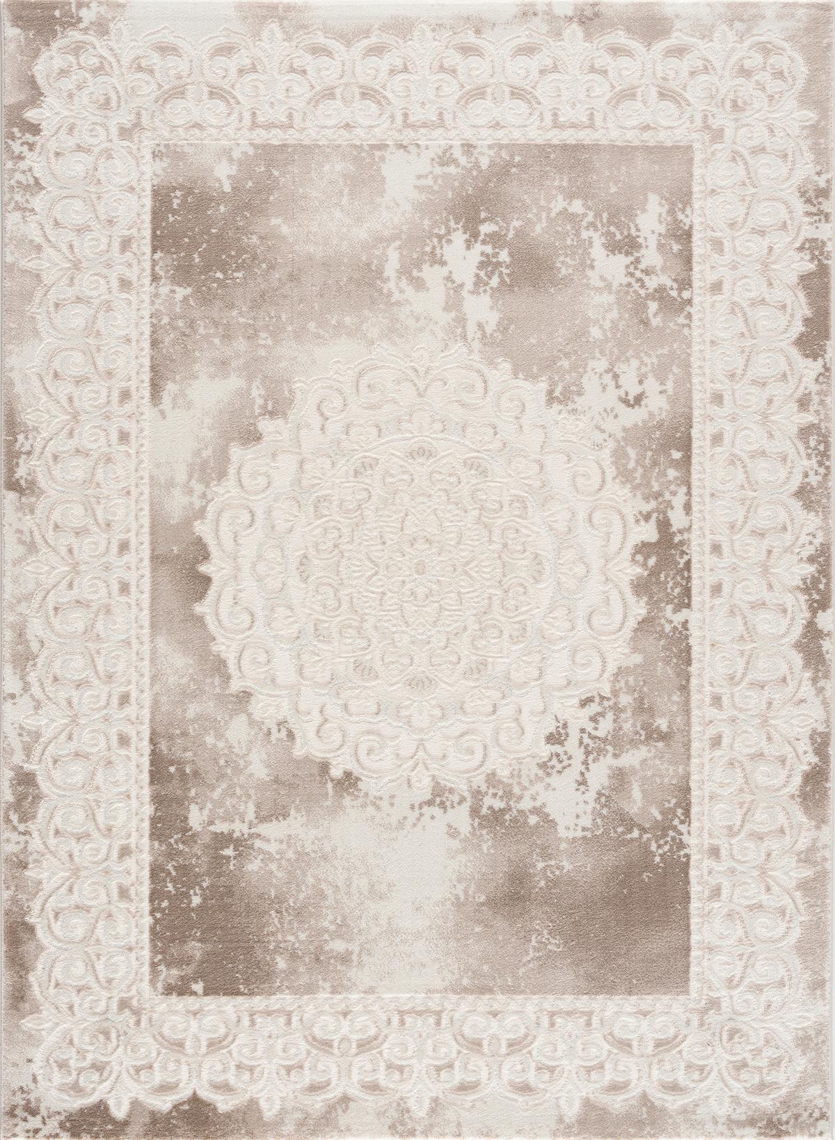 Webteppich Harmony - Beige, LIFESTYLE, Textil (160/220cm)