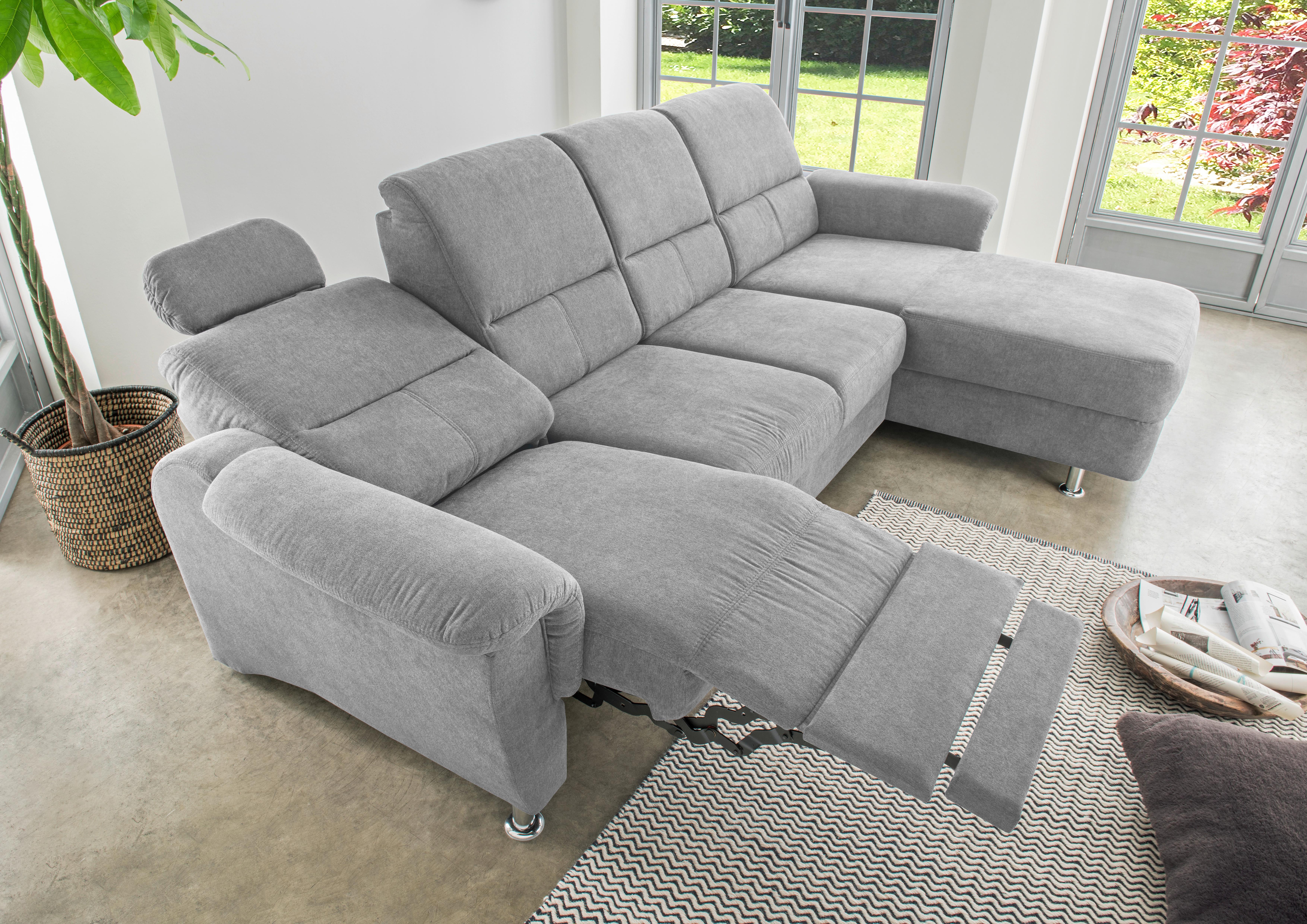 Ecksofa mit motorischer Relaxfunktion