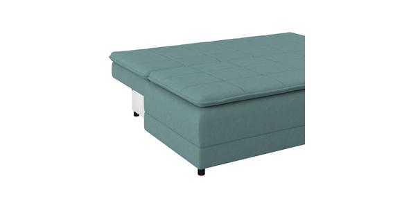 Schlafsofa Alice - Türkis/Schwarz, MODERN, Textil (202/73-92/105cm) - Luca Bessoni