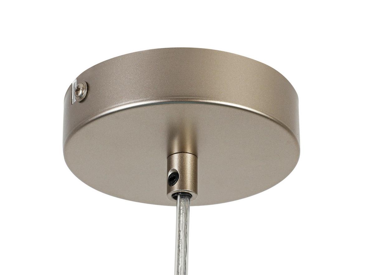 ZÁVĚSNÉ SVÍTIDLO RENI - průhledné/vícebarevná, Moderní, kov/plast (40/120cm)