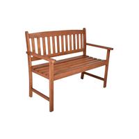 Gartenbank Promotion - Braun, Basics, Holz (110/86/56cm) - Gardenson