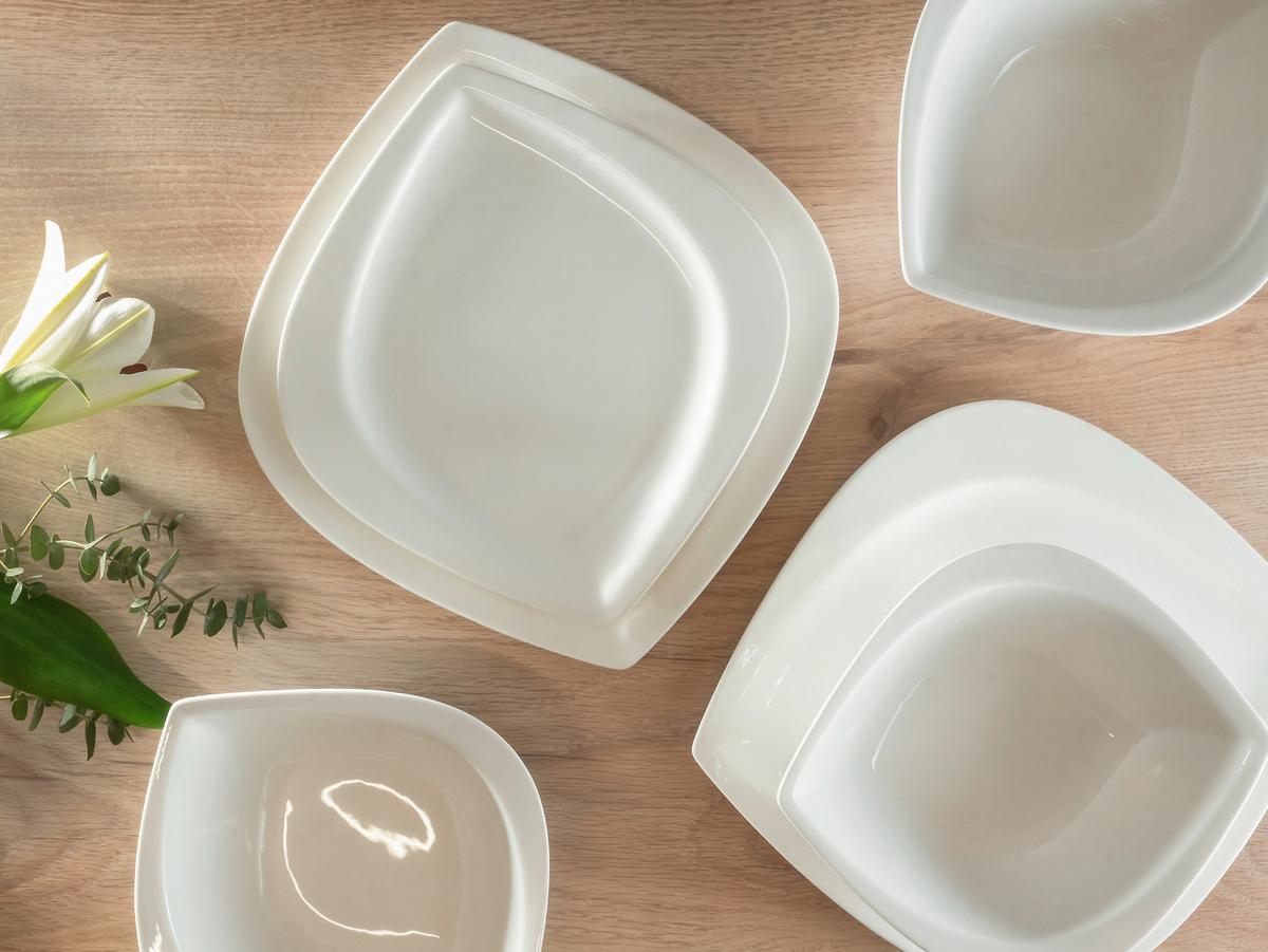 Tafelservice Melbourne Weiß 12--Teilig - Weiß, Basics, Keramik - Creatable