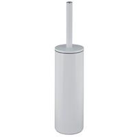 Wc-bürstengarnitur Akira Stehend Metall - Weiß, Basics, Metall (9,5/40cm)